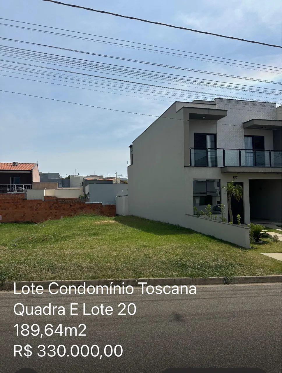 Terreno Condomínio Toscana Indaiatuba 