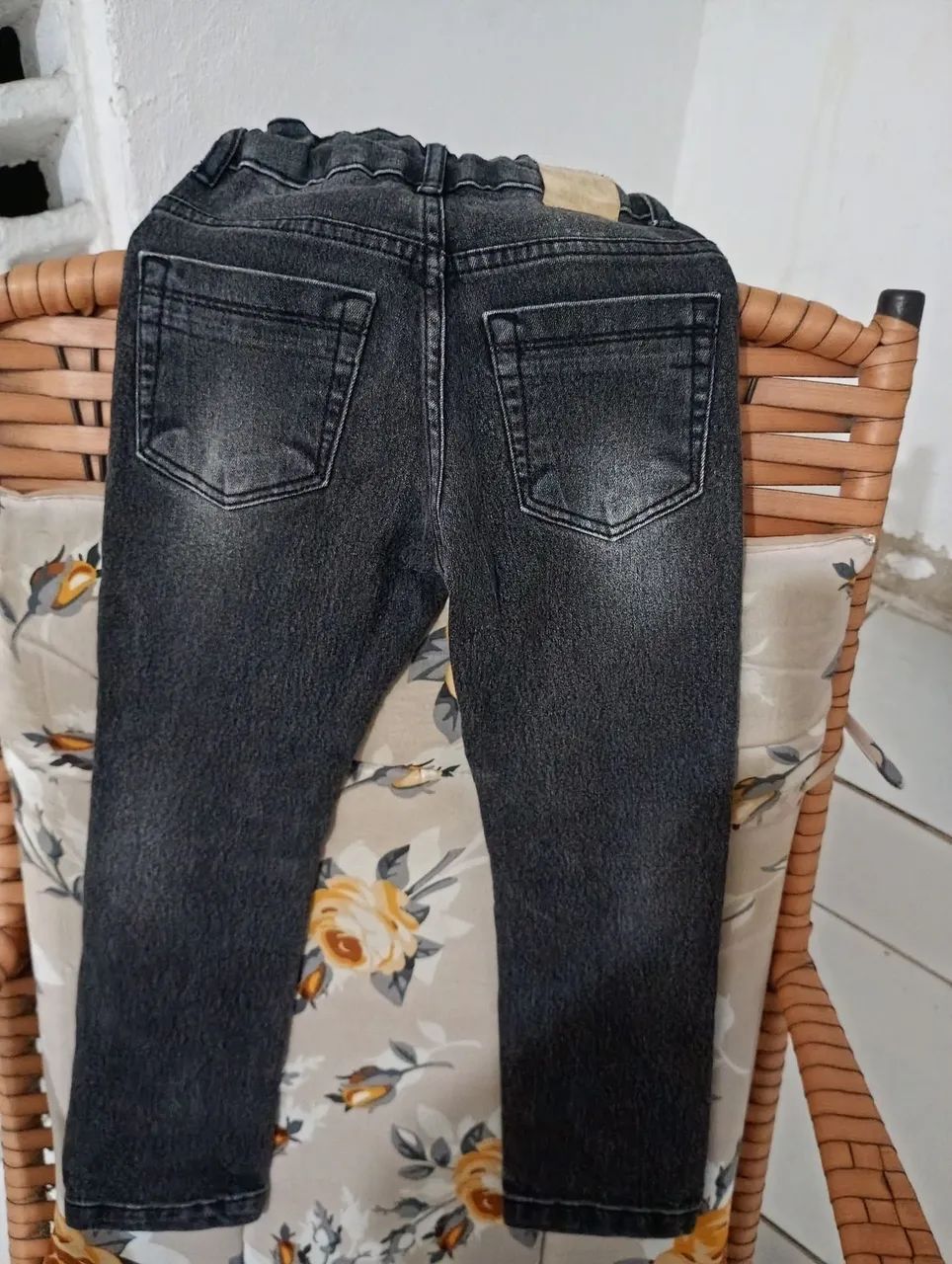 Calça preta jeans infantil  - Foto 2