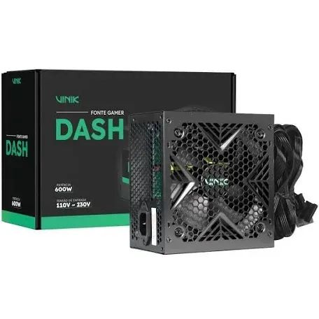Fonte Vinik Dash 600W V3 - R$100 - SEM CAIXA - Foto 4