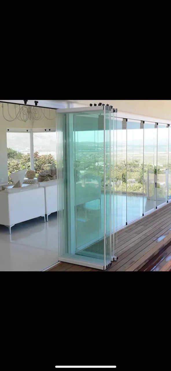Porta de vidro para varanda - 9 folhas - Foto 4