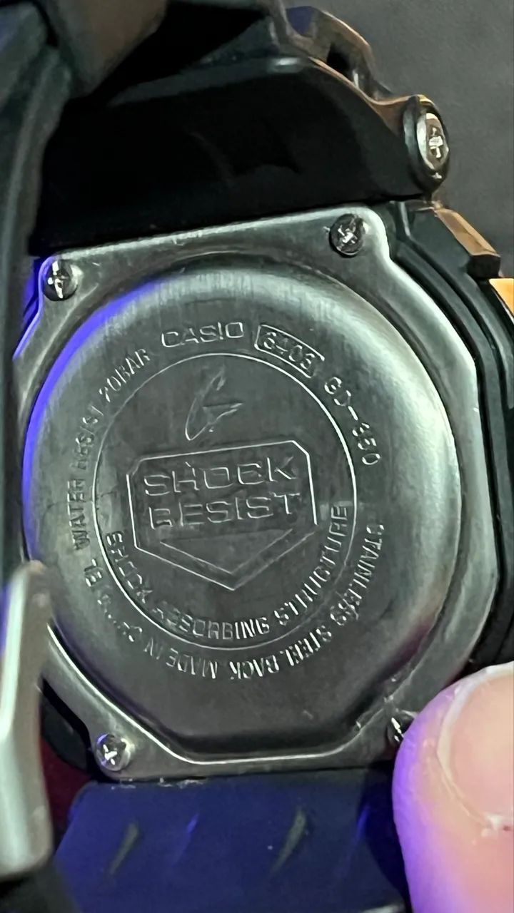 Casio G-Shock GD-350GB-1 Preto - Foto 4