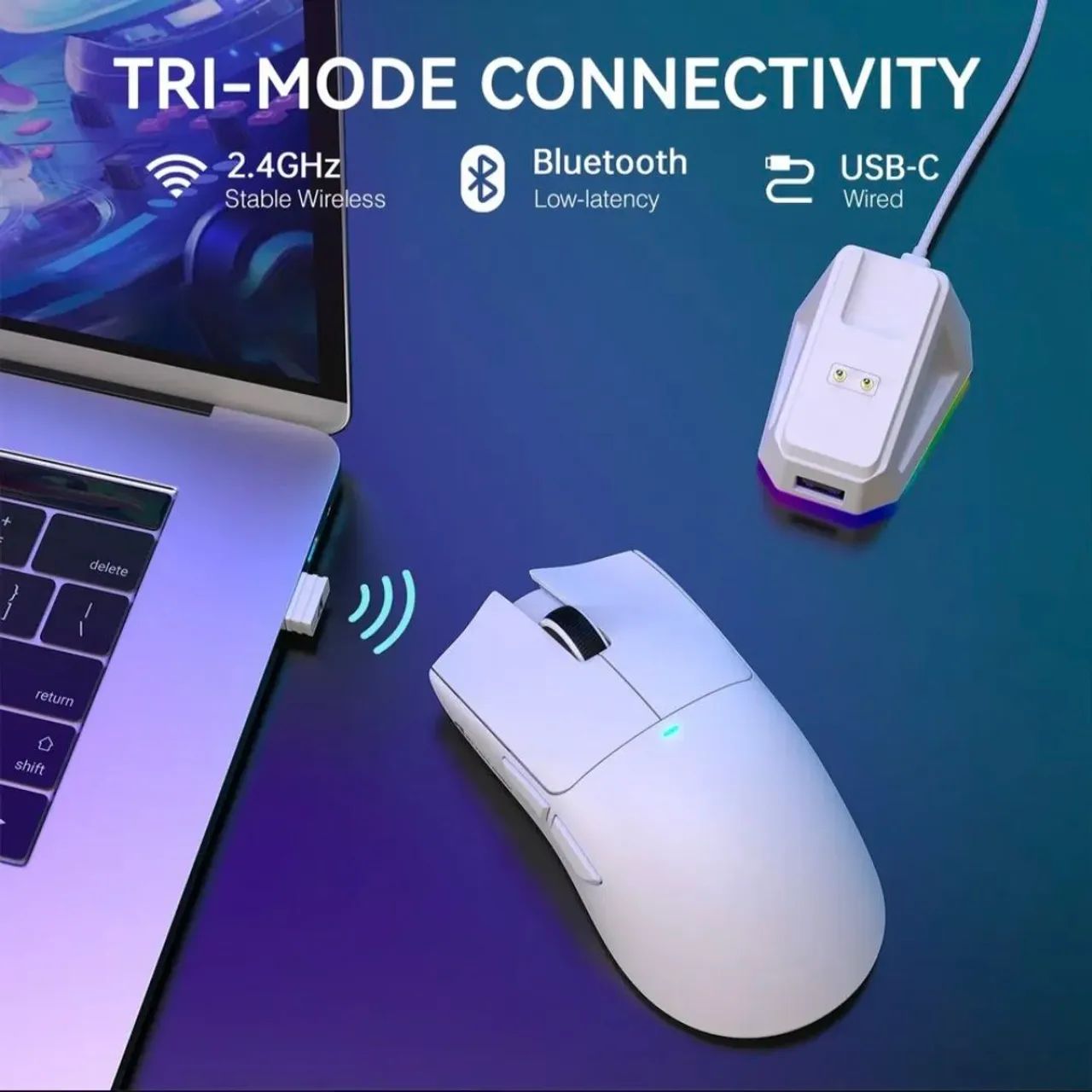 Mouse Gamer Attack Shark X11 Superlight - Foto 2