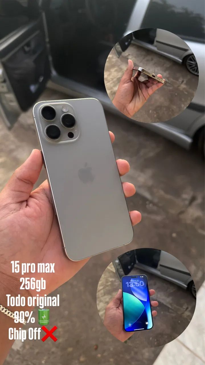 Iphone 15 pro max 256gb CHIP OFF - Foto 5