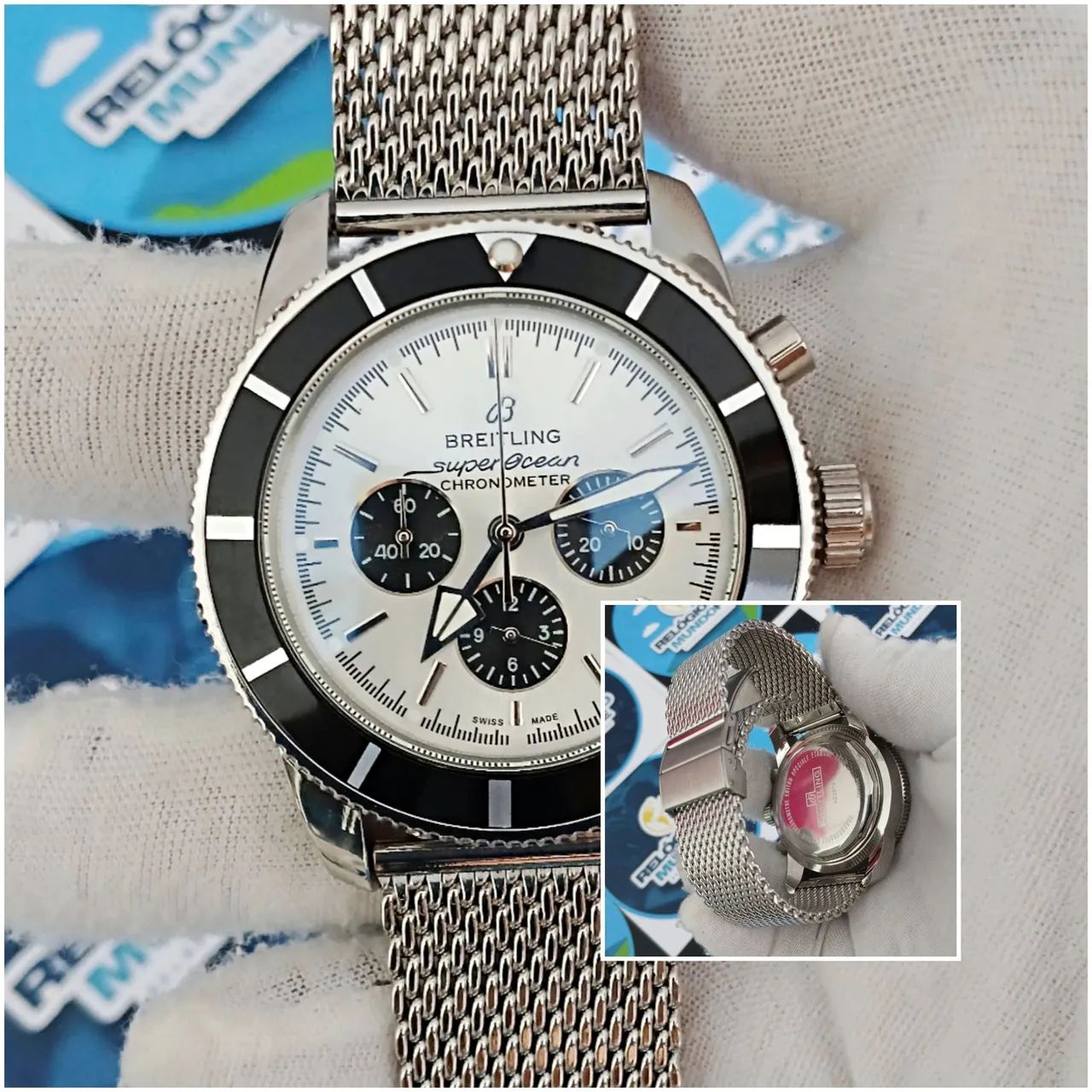 RELÓGIO BREITLING SUPER OCEAN PANDA CHNOGRAPH 