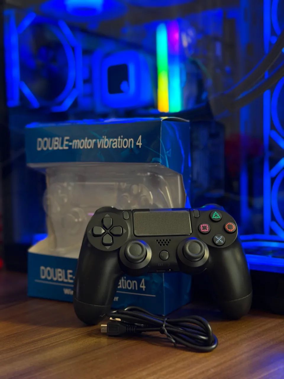 Controle sem fio estilo PS4 - Foto 5