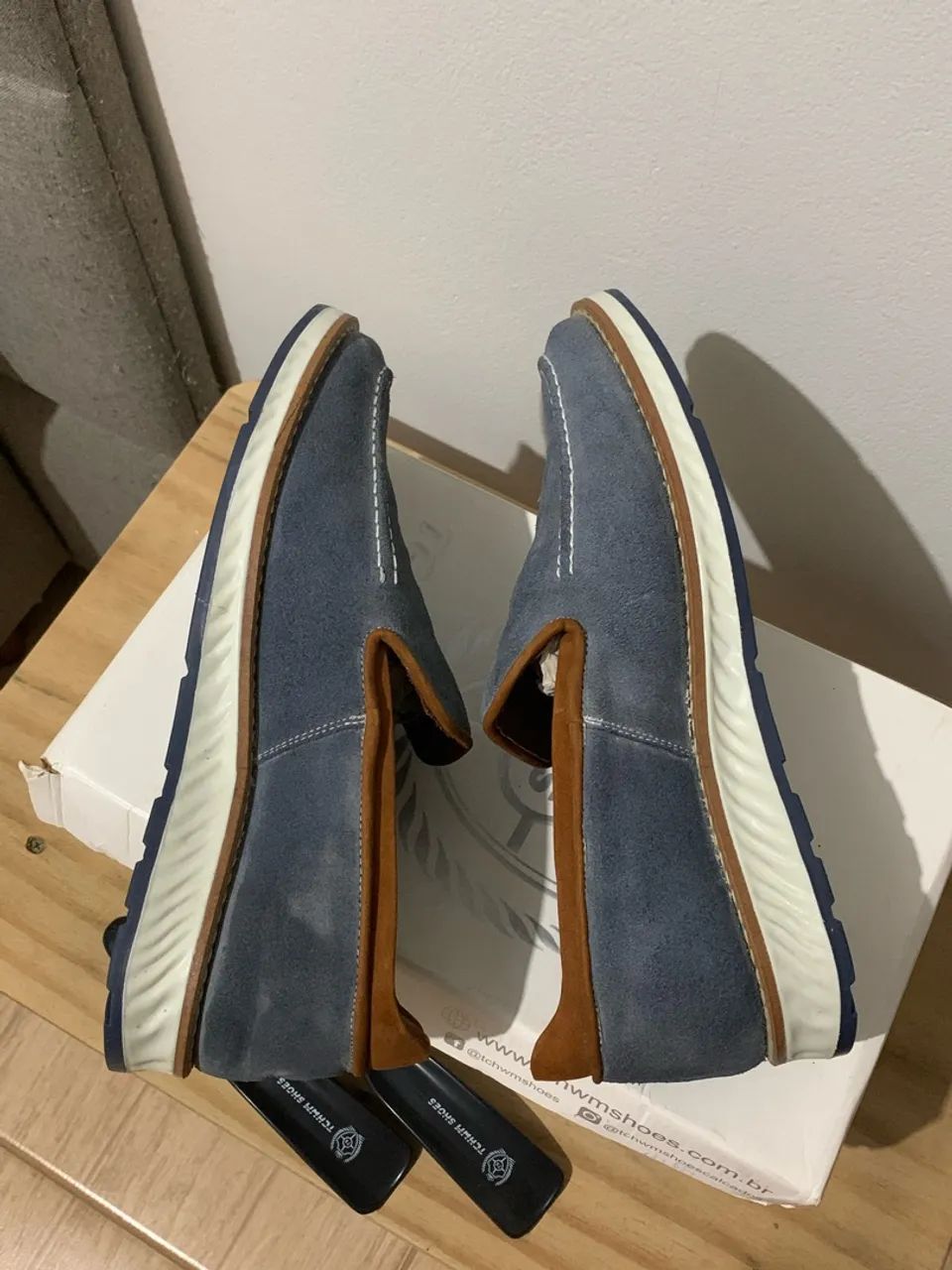 Mocassim casual em camurça - Foto 3