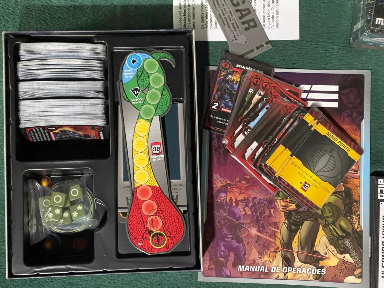 Jogo de Tabuleiro GI Joe Cartas em Ação com expansão - Foto 3