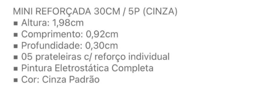 Estante com 5 prateleiras  - Foto 2