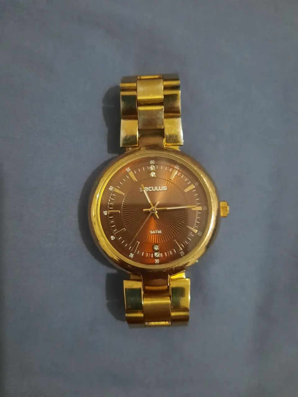 Relógio Seculus feminino bronze original... - Foto 5