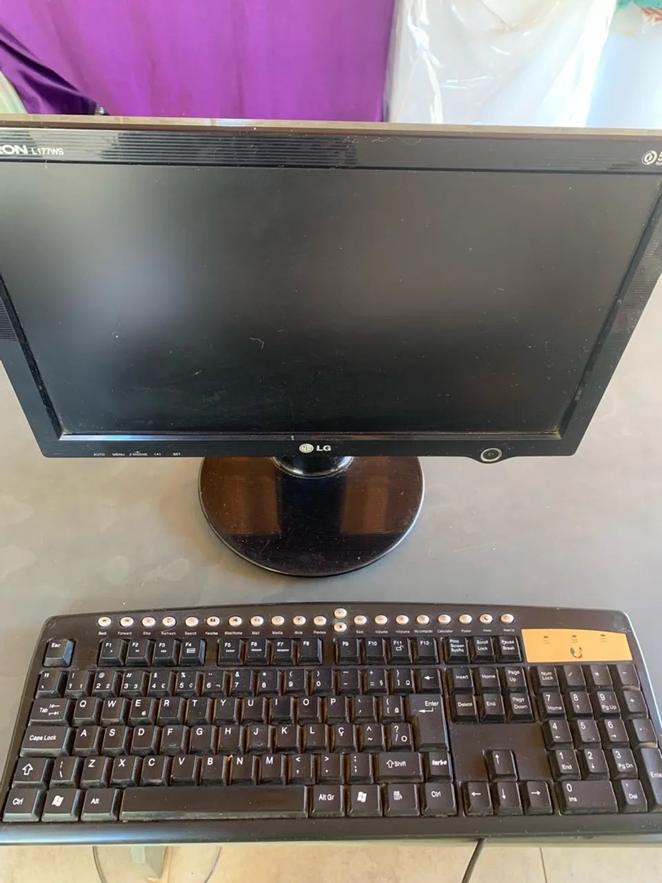 Computador + PC + teclado - antigos