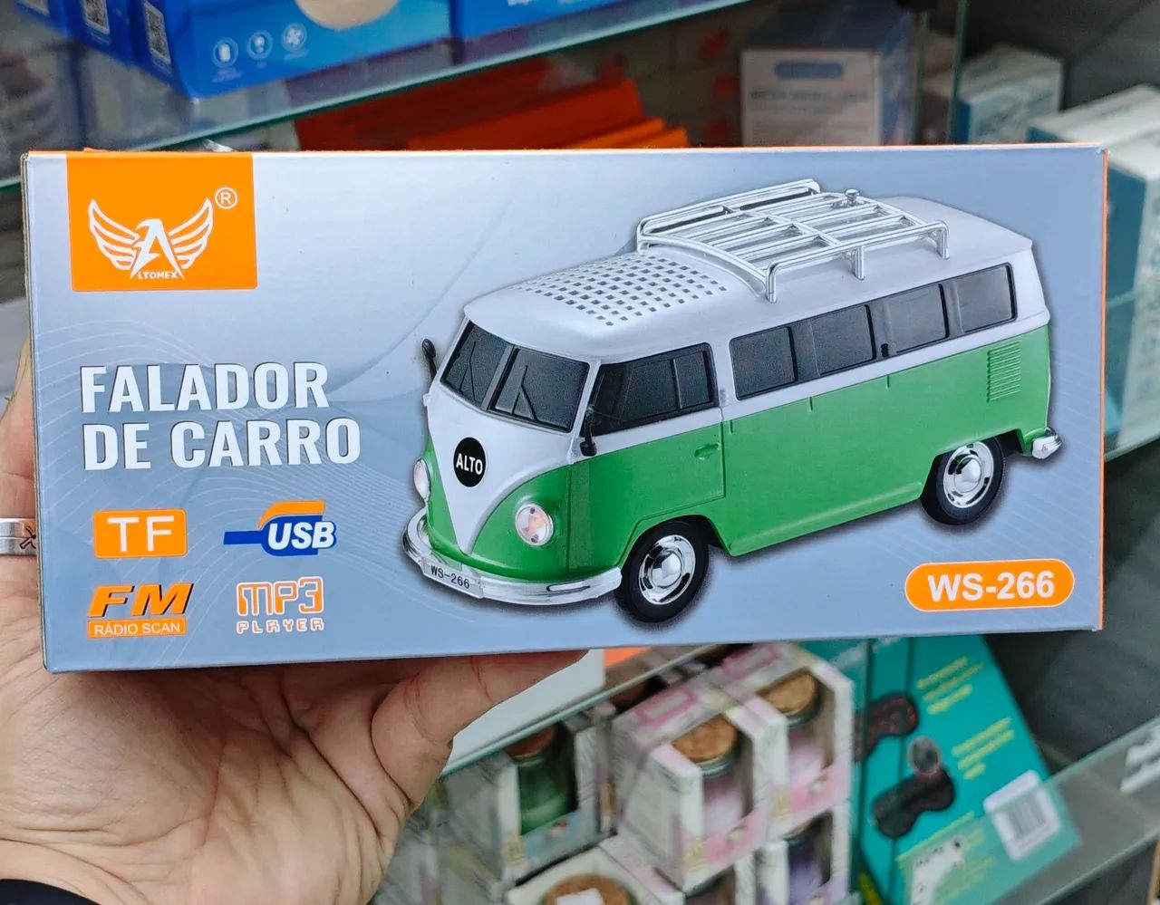 Som Bluetooth e Rádio - KOMBI