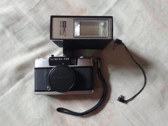 Máquina Fotográfica Olympus Pen + Flash Maxwell - Hobbies e