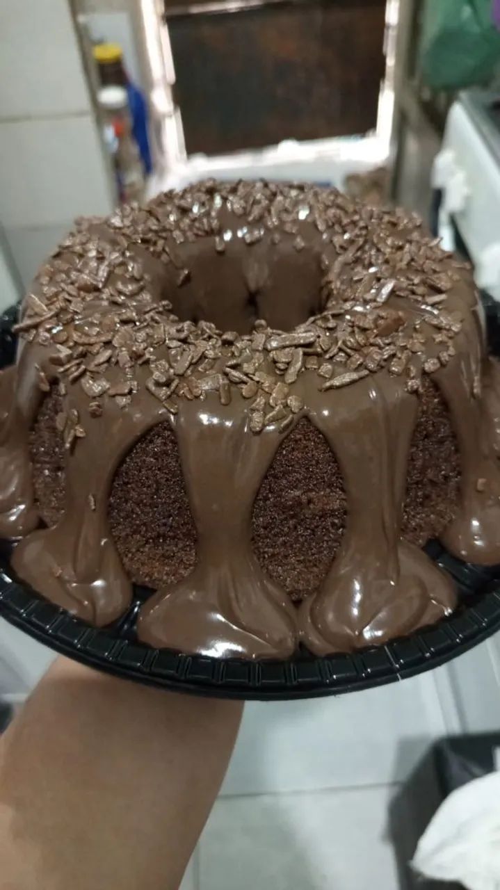 Bolo caseiro de chocolate 