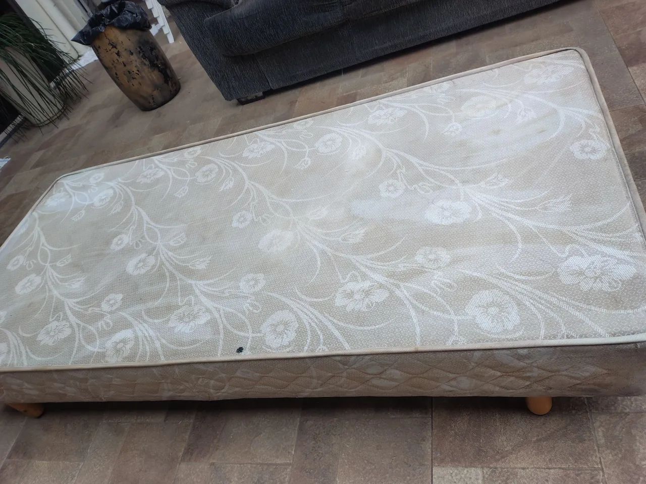 cama box de solteiro com colchão  - Foto 4