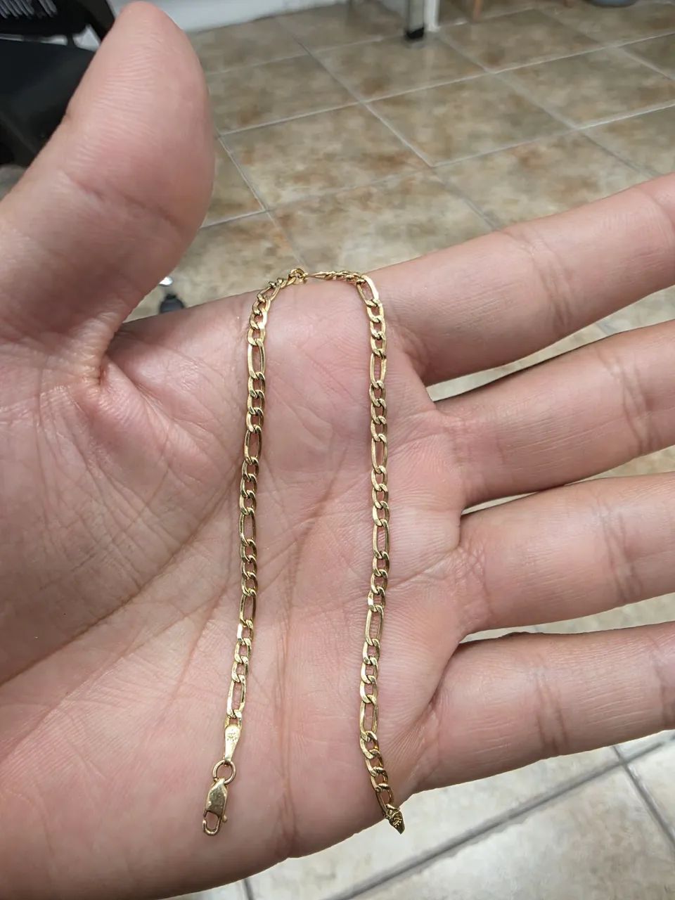 Pulseira de ouro 18k modelo 3x1