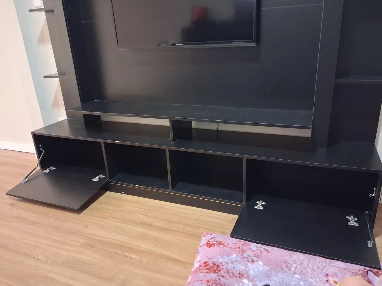Painel para TV ate 65 polegadas preto - Foto 2