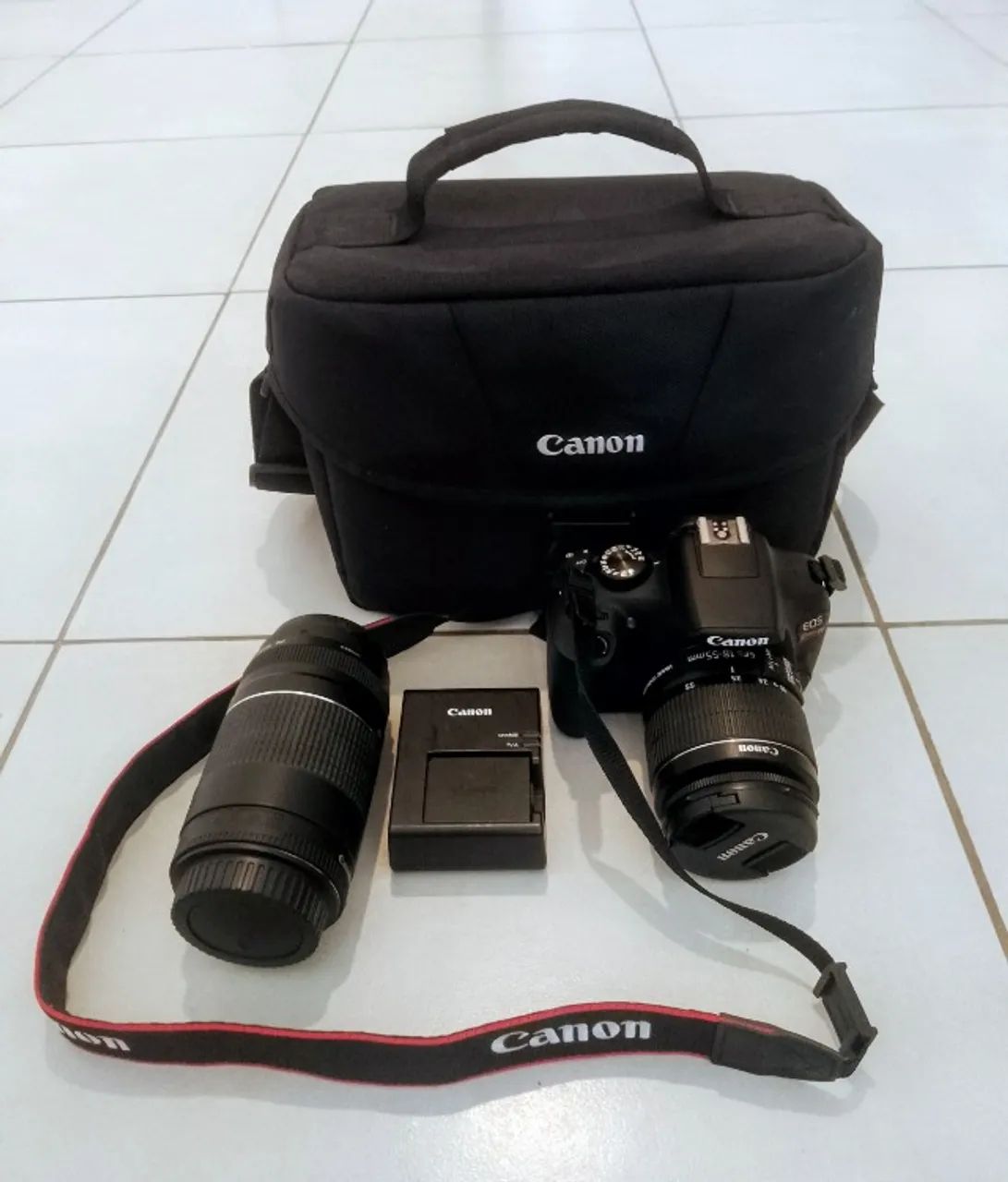 Canon EOS Rebel T6 - Kit Completo com 2 Lentes | Seminova