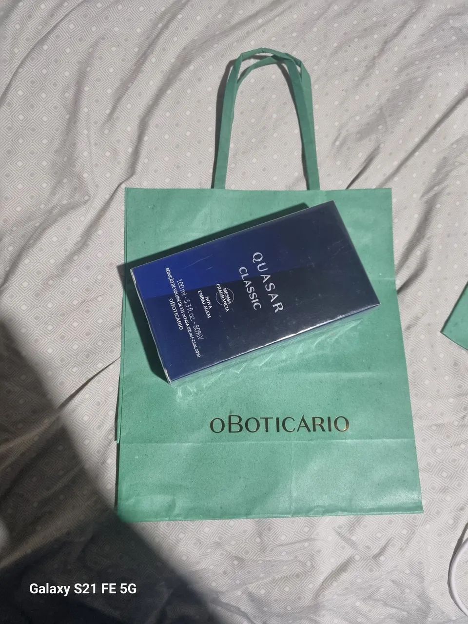 Vendo perfume da boticário quasar surf 