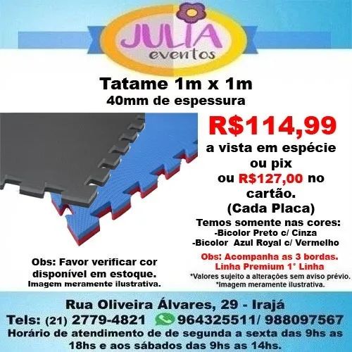 Tatame Tapete Eva 1m x 1m Temos de varias espessuras Ler anuncio - Foto 5