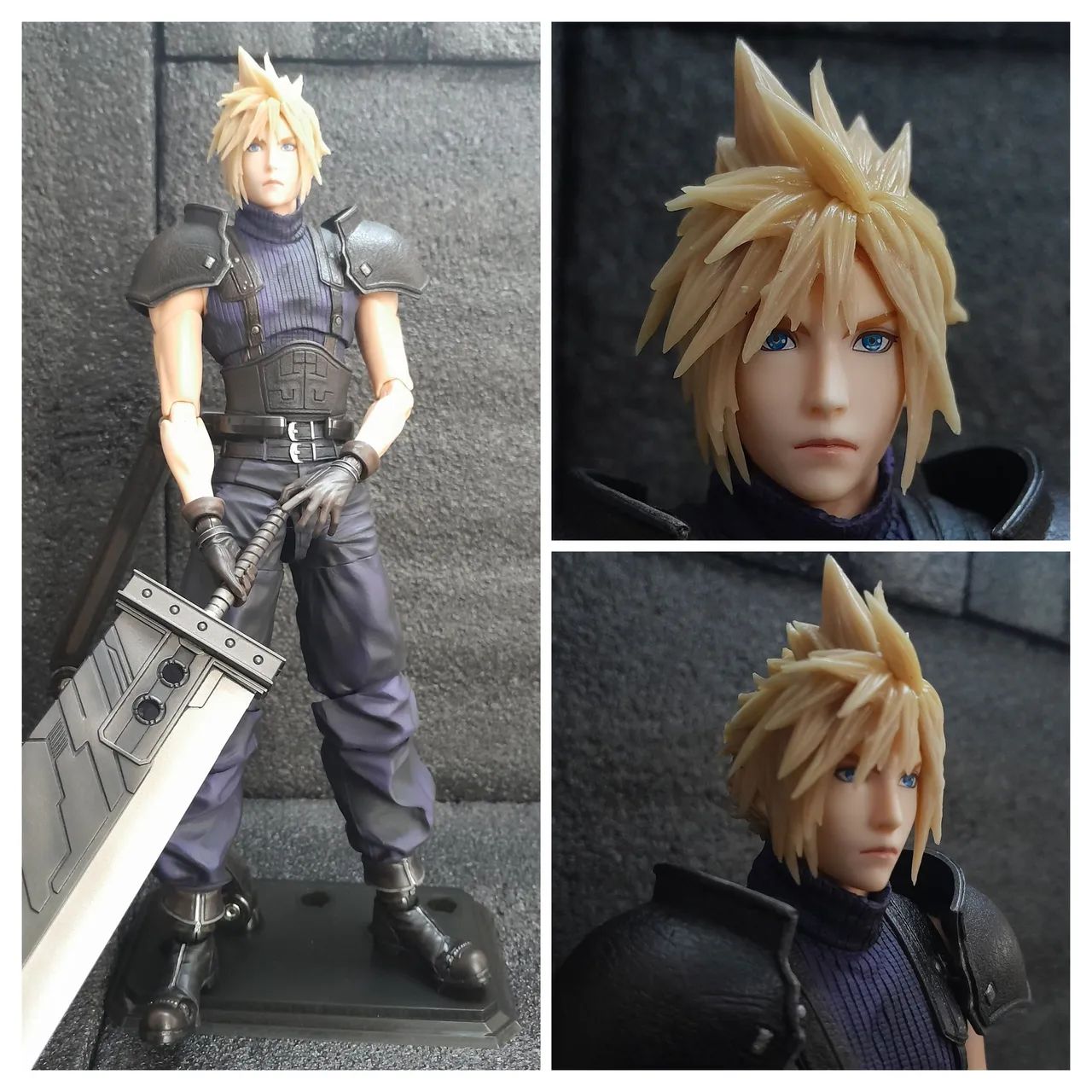 3個セット　FINAL FANTASY BUNDLE 未開封 Play Arts Kai Final Fantasy VII Remake Original Zack + Heads