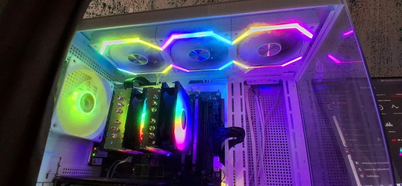 Ventoinhas argb pwm reverse e normal kit cm 3
