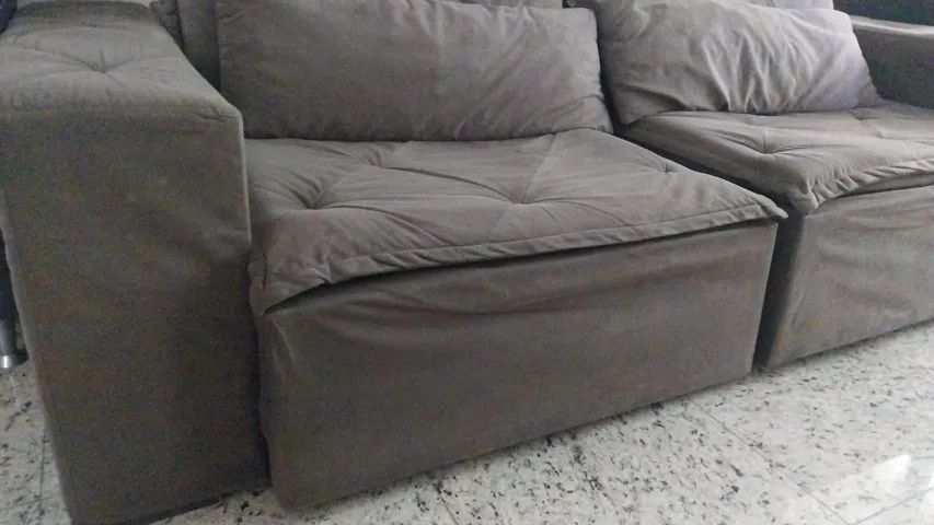 Vendo Sofá Retrátil em ótimo estado de conservação - Foto 5