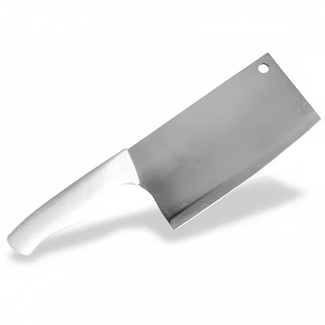Kit com 3 Facas Cutelo Aço Inox 8 Polegadas