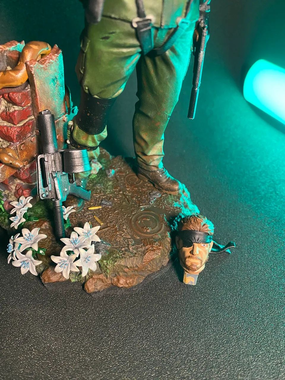 Boneco de Metal Gear Solid, Big Boss, action figure colecionável  - Foto 5