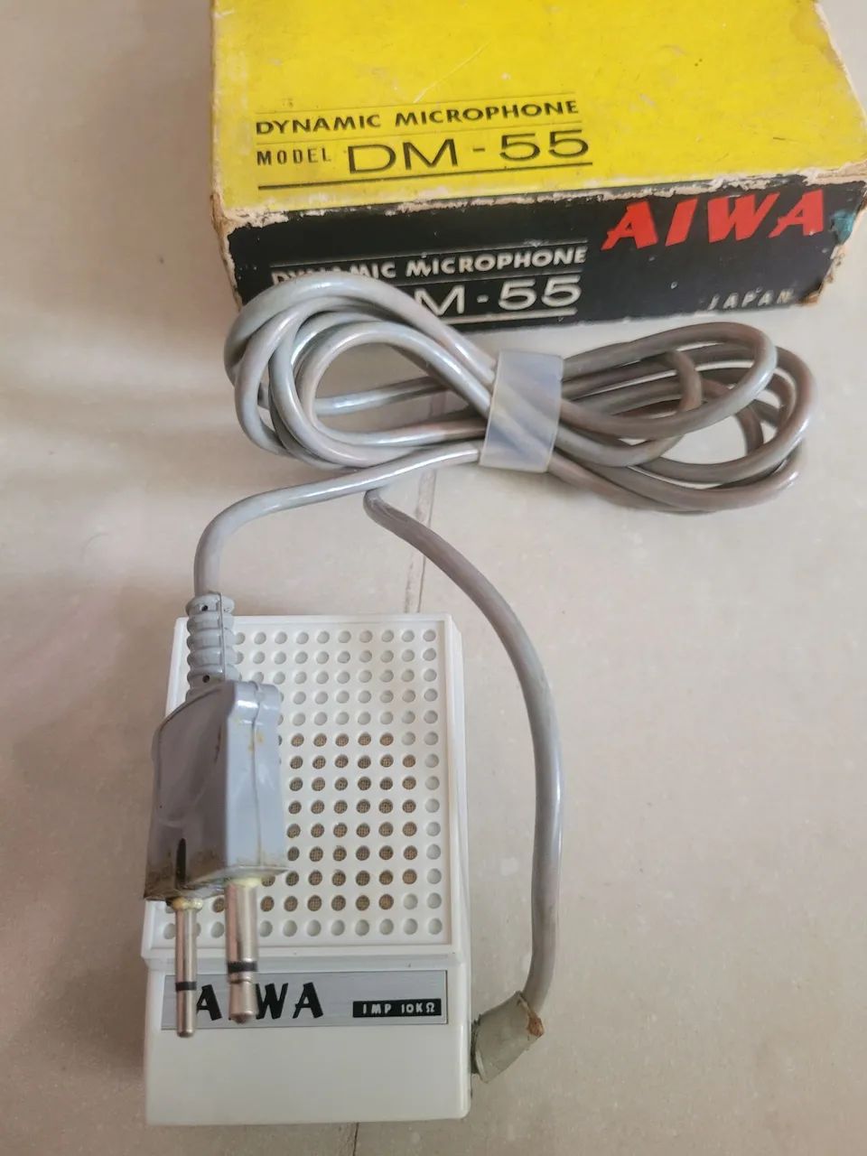 Microfone Dinâmico AIWA DM-55  - Foto 4