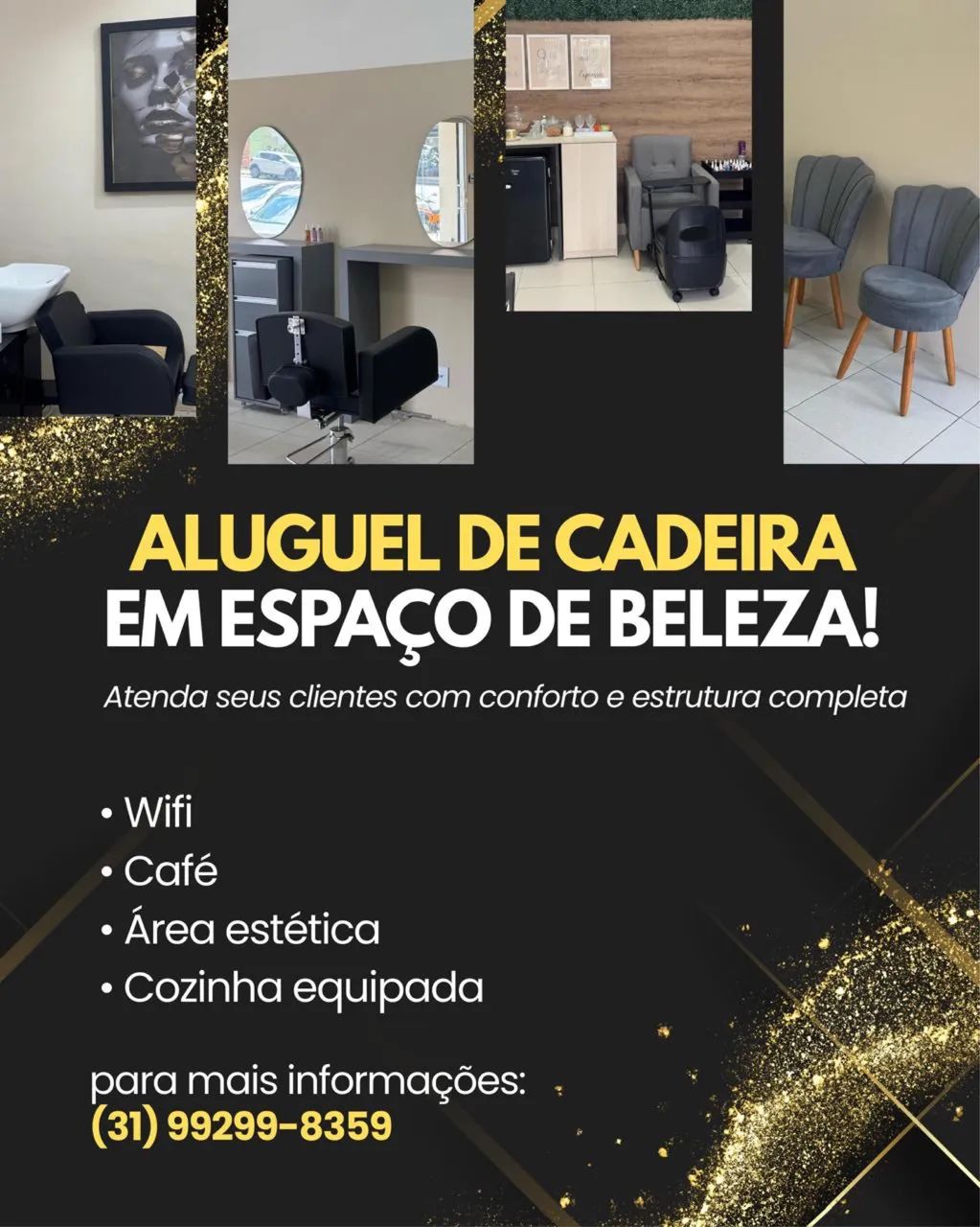 Cadeira espaço salão de beleza  - Foto 5