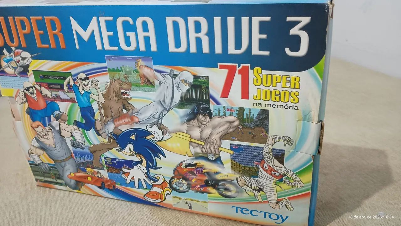 Mega drive 3 + 71 jogos. - Consoles de Vídeo Game - Forquilhas