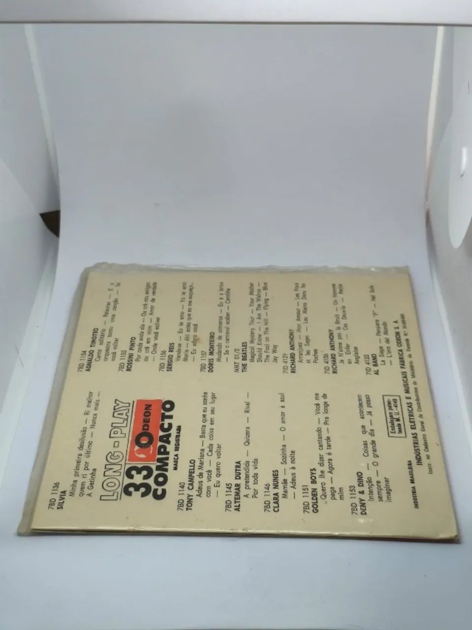 Vinil Compacto Franck Pourcel - Um Homem E Uma Mulher (1967) - Odeon - Foto 5