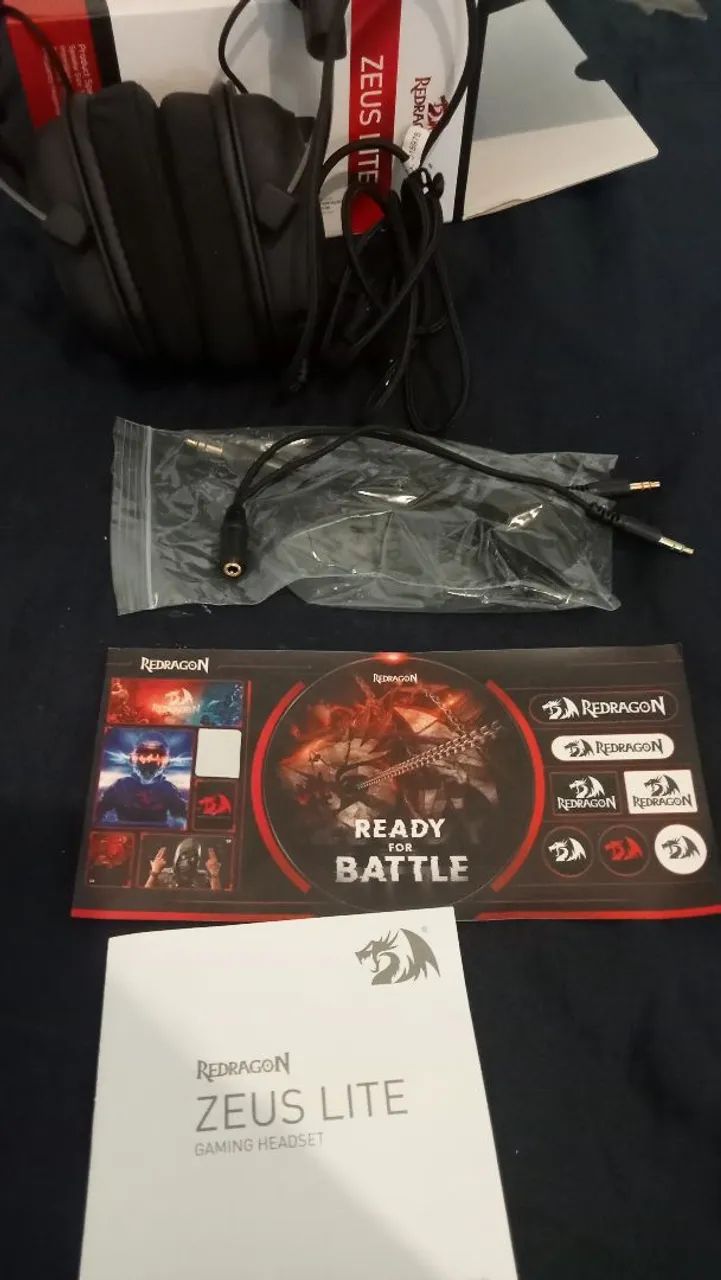 Headset fone Redragon Zeus Lite  - Foto 3