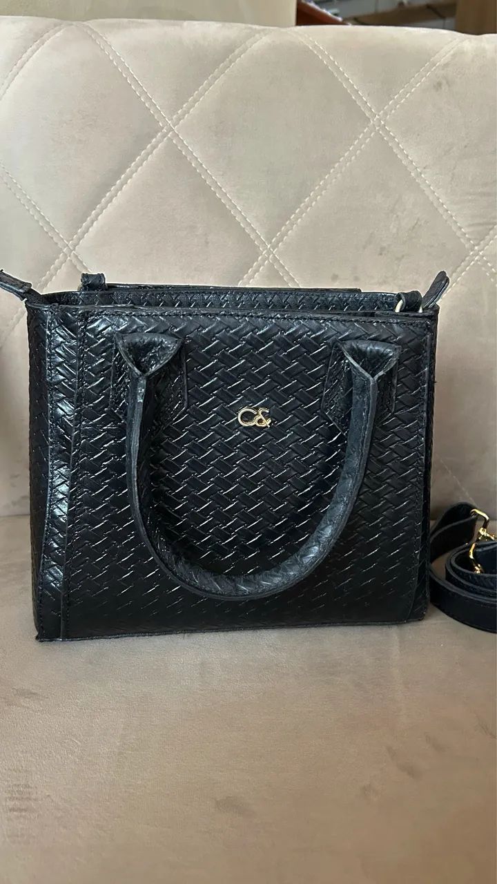 Bolsa em couro 