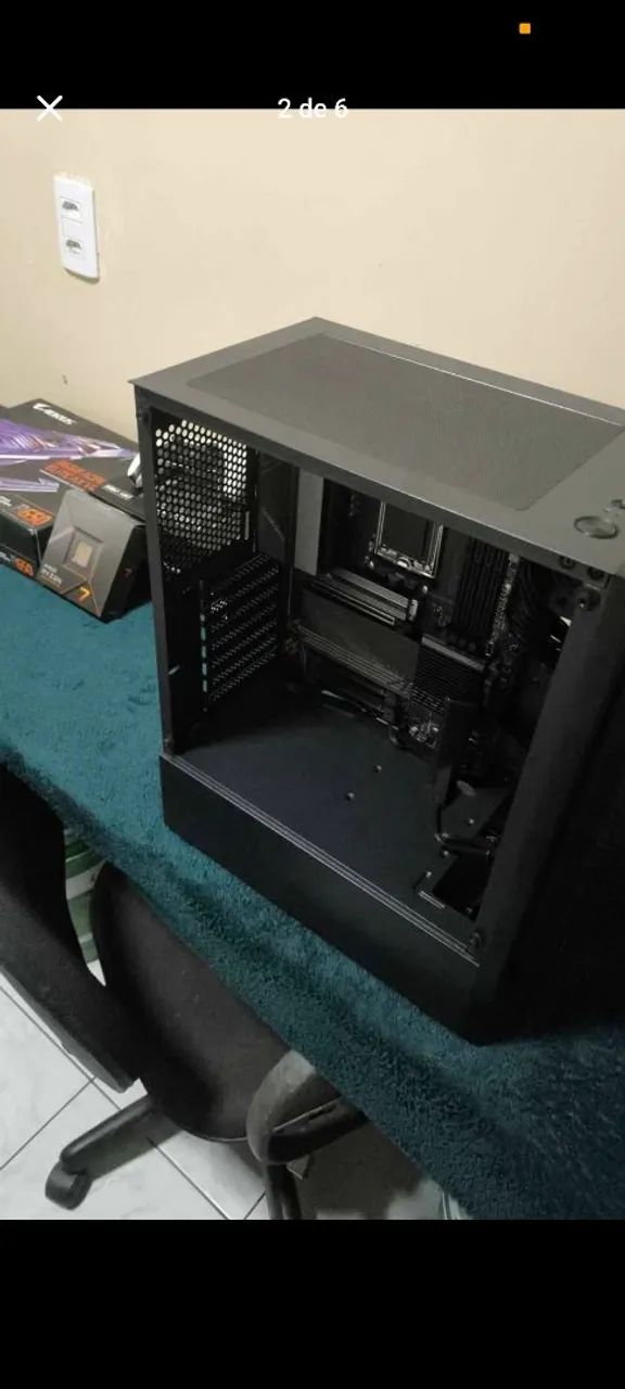Gabinete Rise Mode Black Wave ARG  - Foto 4