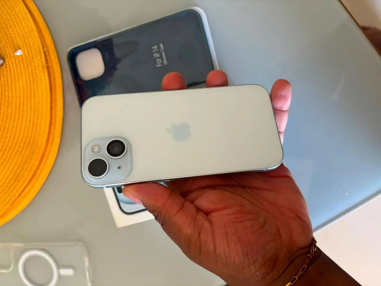 iPhone 15 azul 128gb - Celulares e Smartphones - Sete de Abril