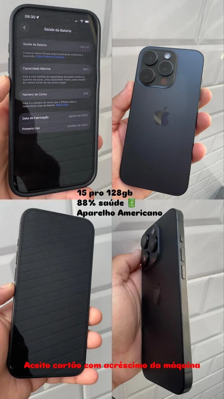 iPhone 15 pro 128gb - Celulares e Smartphones - Campo Grande, Rio