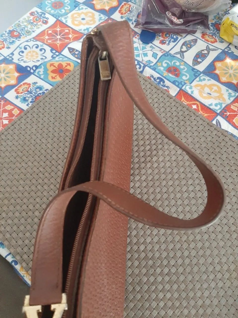 bolsa victor hugo legitima couro - Foto 2
