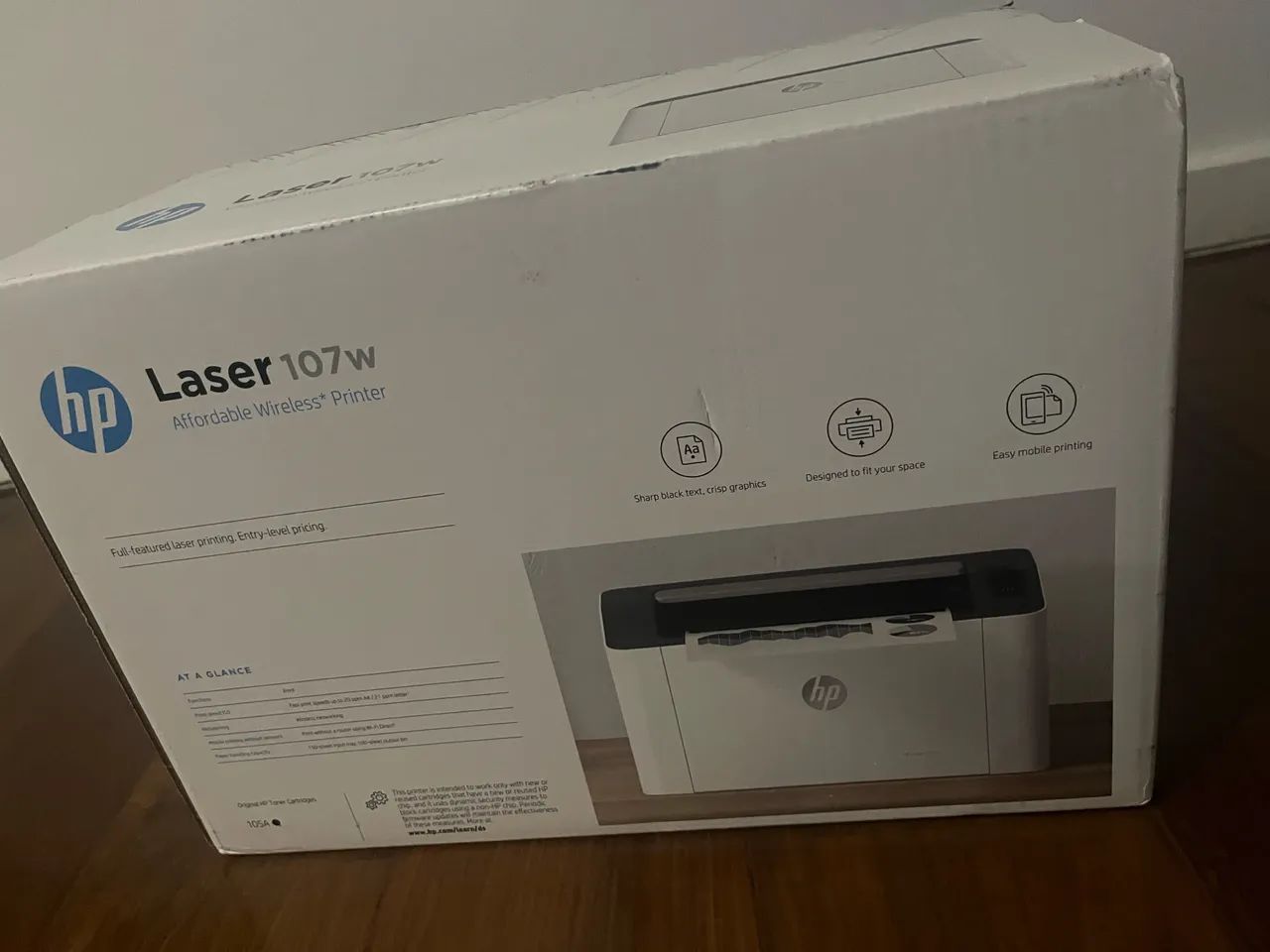 Impressora HP107W NOVA, NA CAIXA LACRADA - Foto 3