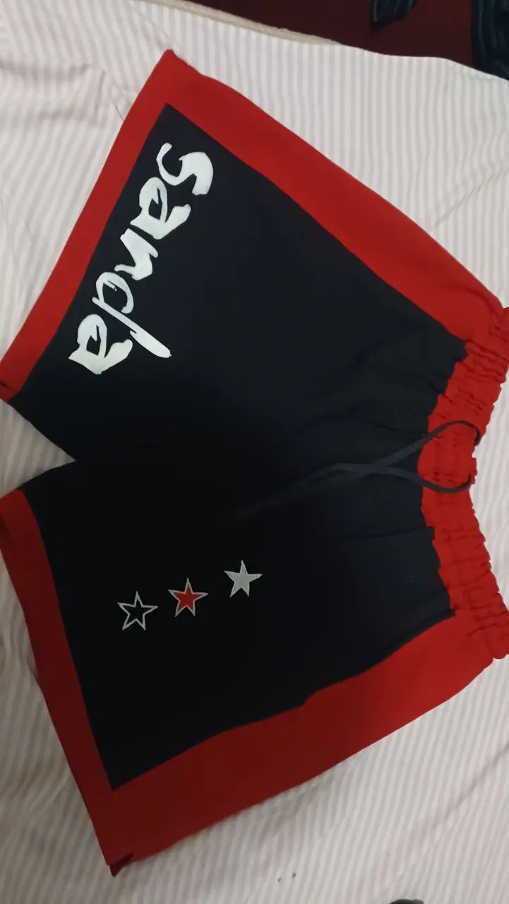 Calção para boxe chinês /sanda com graduação