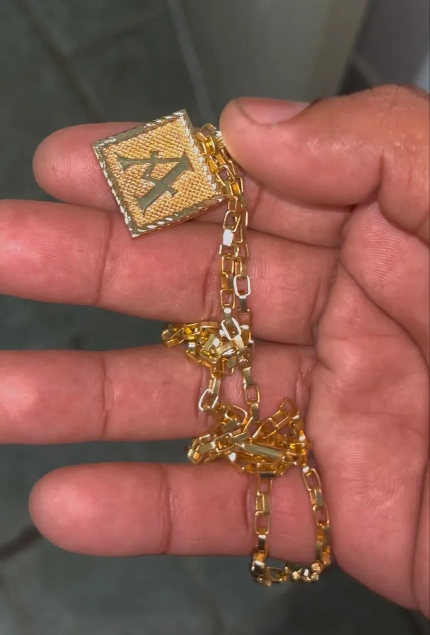 Corrente banhada a ouro nova 