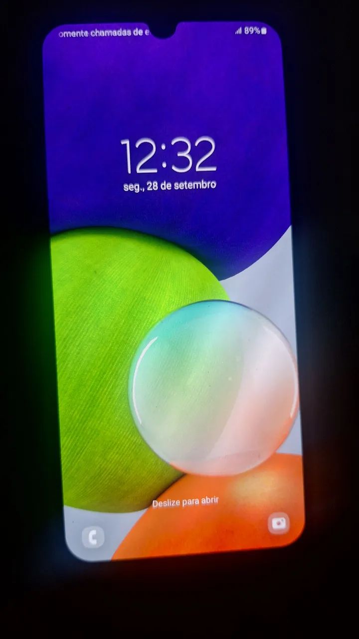 A22 com defeito na bateria