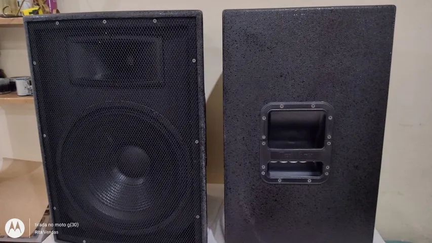Par de Caixas 15 polegadas, Pa, Caixas profissionais,  300w cada, 8 ohms,