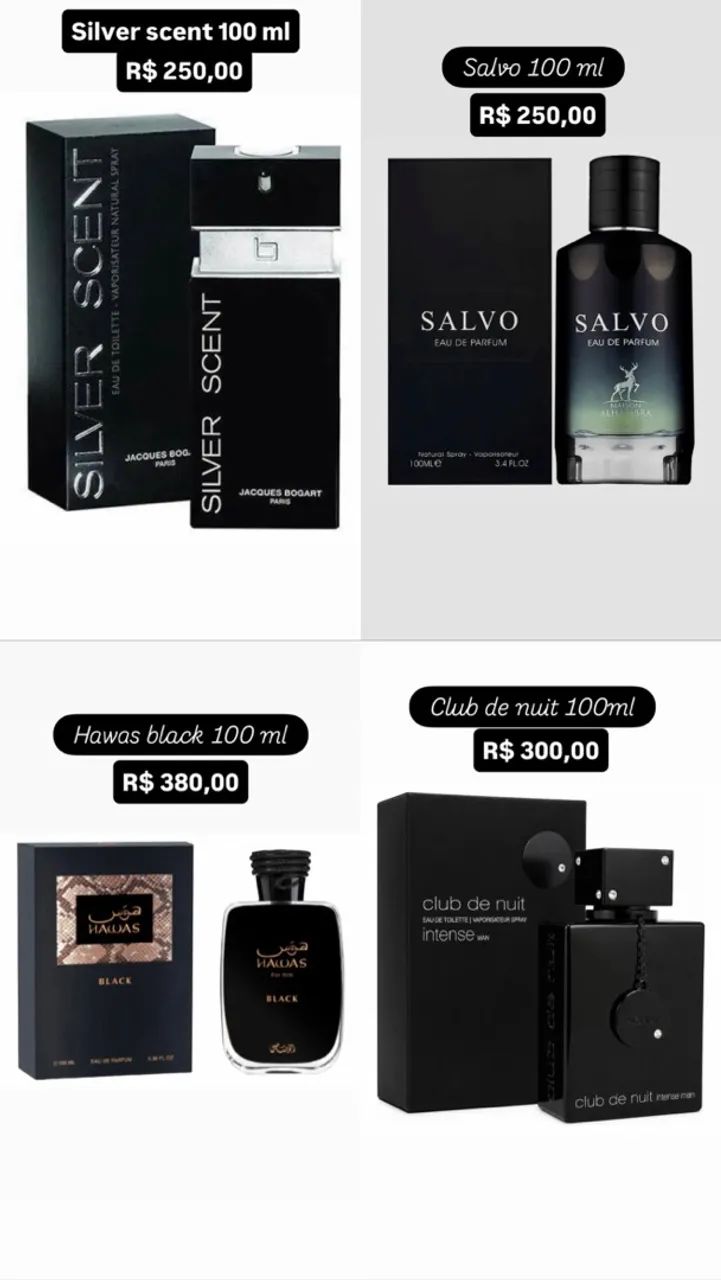Perfumes a pronta entrega 