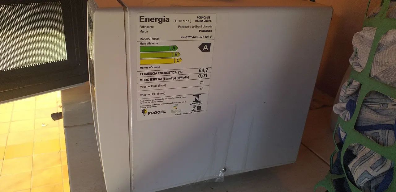 Microondas panasonic com defeito R$ 100.00