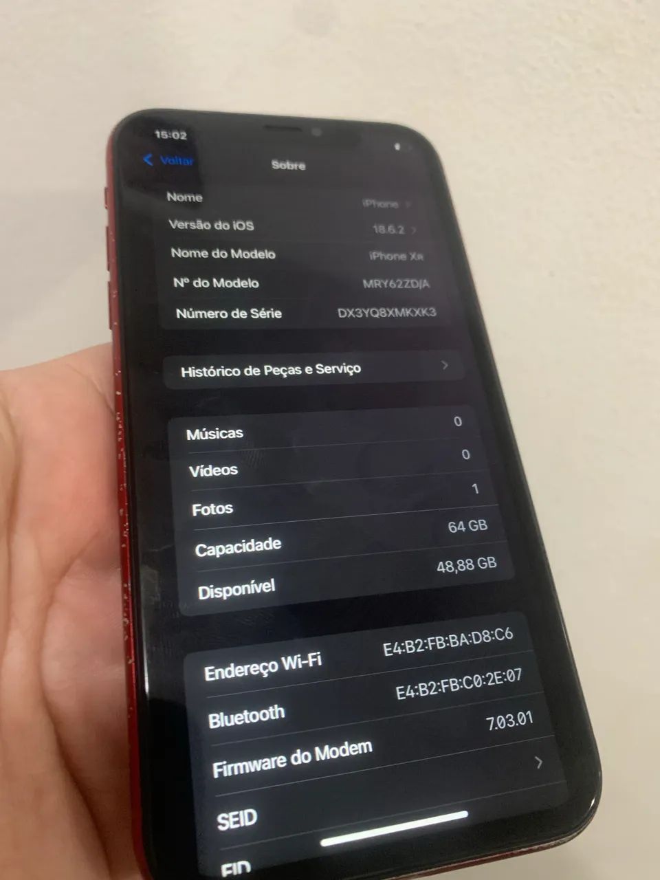 iPhone XR funcionando tudo! 64gb bateria nova 100% - Foto 2
