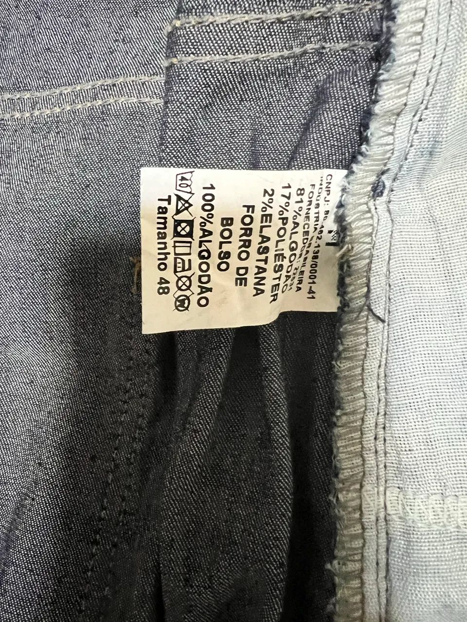 Saia Mídi Jeans azul escuro  - Foto 4