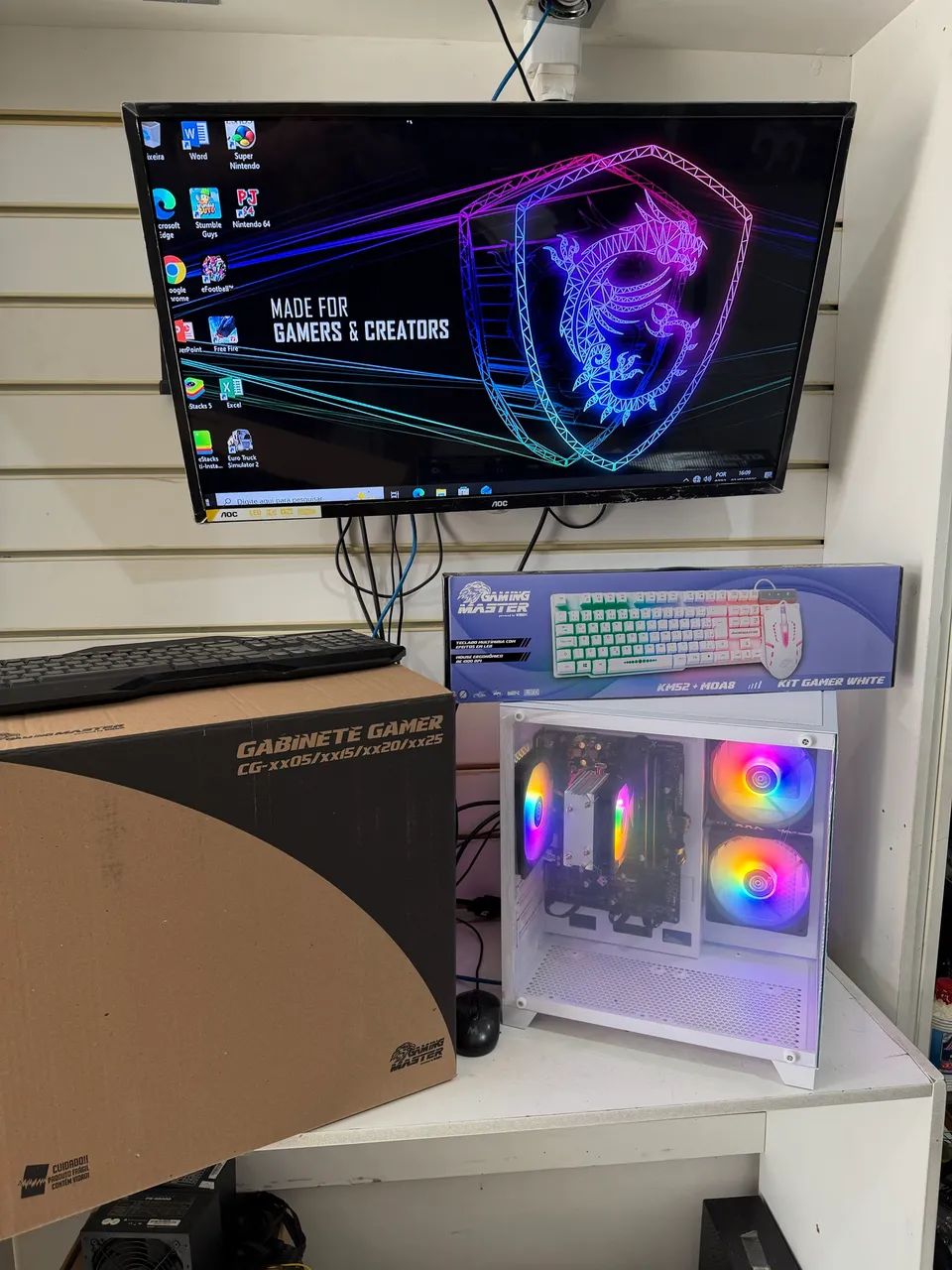 Pc Gamer CORE I7 Completo Novo c/ Garantia 