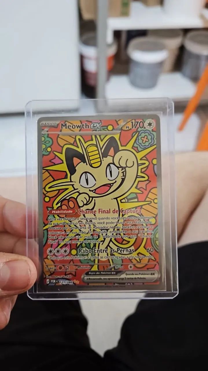 Meowth EX 121/088 (NM) - Foto 4