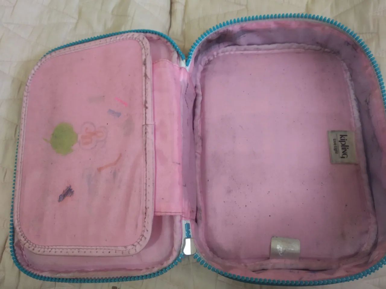 Estojo kipling box original azul - Foto 3